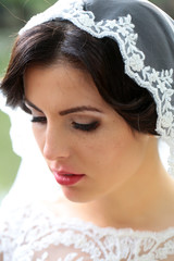 Pretty young bride