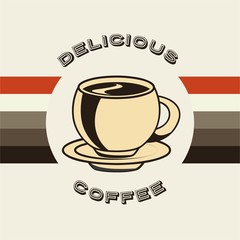 delicious coffee design 