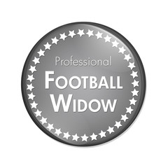 Fototapeta na wymiar Professional Football Widow Button