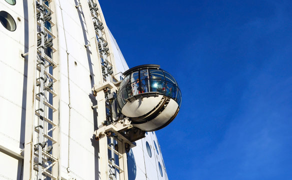 A glass sphere on Ericsson Globe, Stockholm Sweden