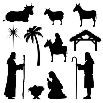 Christmas Nativity Icons-Shepherd
