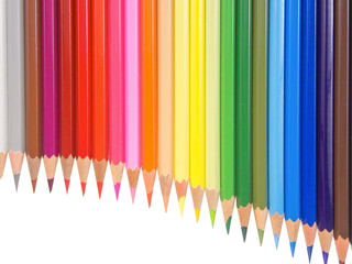 slim crayons panflute arrangement copy space