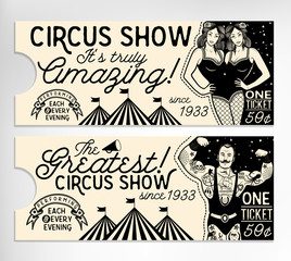 Obraz premium Pattern of the circus.