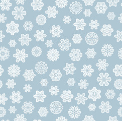 snow flakes background seamless