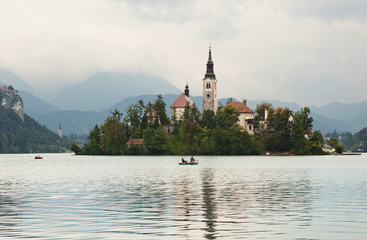 Fototapeta premium The Bled lake, Slovenia.