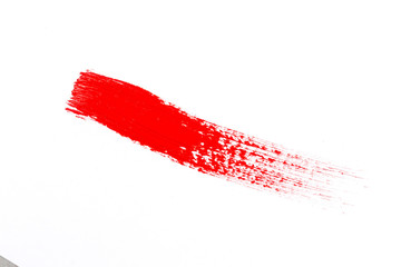 Red paint splash