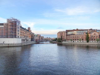 Obraz na płótnie Canvas Stockholm city view