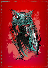 Obraz premium Owl Illustration