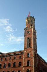 Fototapeta na wymiar Alte Post in Hamburg