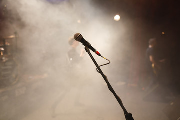 Microphone close up