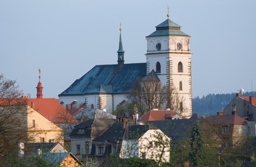 Fototapeta na wymiar Town Sobotka in Cesky Raj, Czech republic.