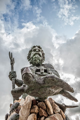 Fototapeta na wymiar King Neptune Statue Virginia Beach