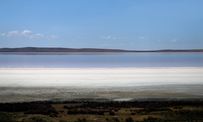 Salt lake in Turkey