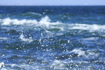 Sea splash background