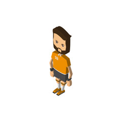 Isometric player
