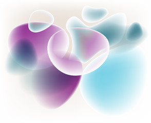 Abstract Bubbles, space for text