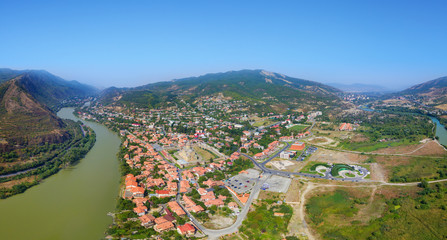 Panorama of Mtskheta, Georgia © IgorZh