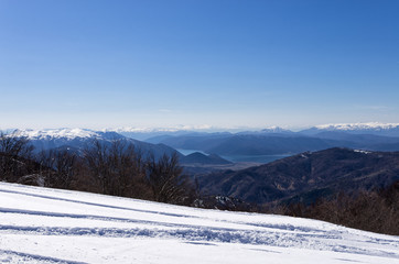 Mountain scenery in Vigla, Florina's ski center, Greece