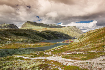 Rondane Nationalpark mit Hütte Rondvassbu
