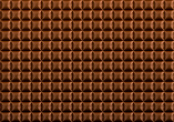 Square leather pattern