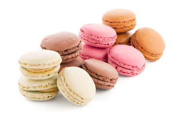 Colorful French Macarons