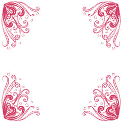 Abstract Artistic Pink Background Pattern