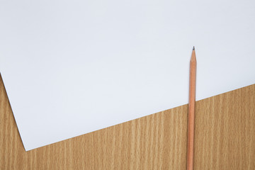 pencil on table, the blogger instrument