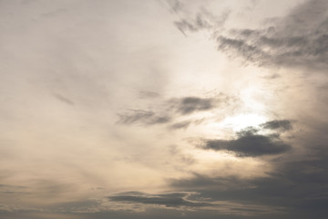 Obraz premium Clouds and sky in the evening