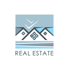 Vector real estate icon.