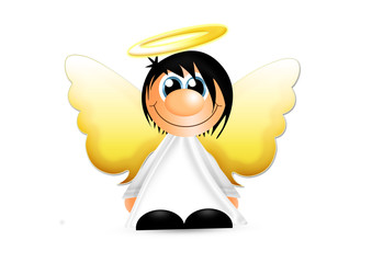 S&uuml;sser Engel mit Heiligenschein / Weihnachten