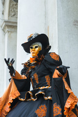 Naklejka na ściany i meble Maschera del carnevale di Venezia