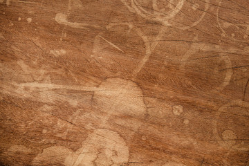 rustic wooden background with brown stains. rustic backdrop