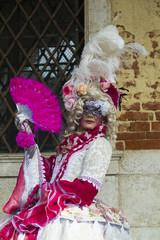 Fototapeta na wymiar Maschera del carnevale di Venezia