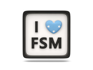 I love micronesia sign