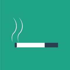 Cigarette icon. Smoking icon.