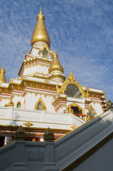 Fototapeta na wymiar Great pagoda buddha bucha temple