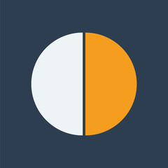 Segment pie chart icon,circle diagram, business icon.