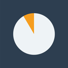 Segment pie chart icon,circle diagram, business icon.