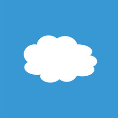 Obraz premium Cloud icon. Weather icon.