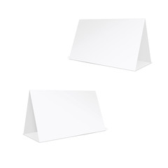 Blank white stand, table holder