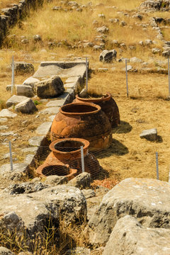 Ruins of ancient city Hattusha: the Hittite Capital, Turkey
