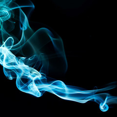 Abstract smoke swirls