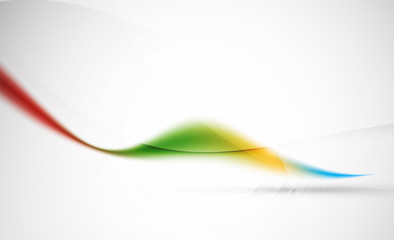 Wave abstract background. Business hi-tech presentation template or advertising layout