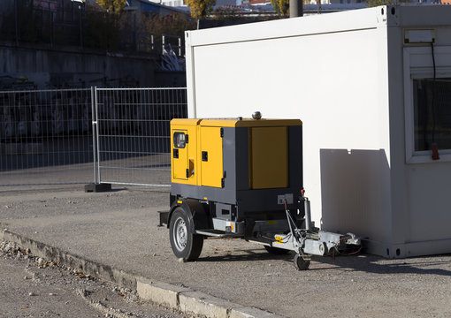 An Air Driven Compressor For Construction Work