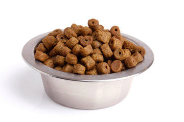 dog food , isolated on white background