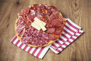 Tabla de embutidos ibéricos