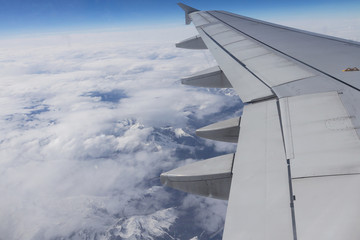 Obraz premium Wings of the aircraft