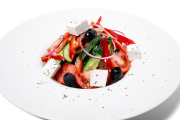 Fresh greek salad.
