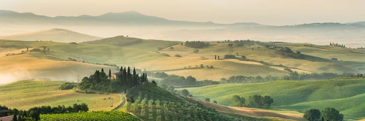 Wall murals Toscane summer landscape of Tuscany, Italy.