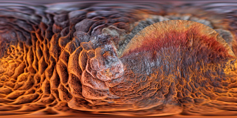 The surface of rusty metal